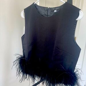 Chic Feather Bottom Top